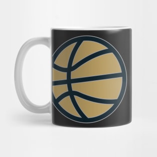 Simple Basketball Design In Your Team's Colors! Mug
